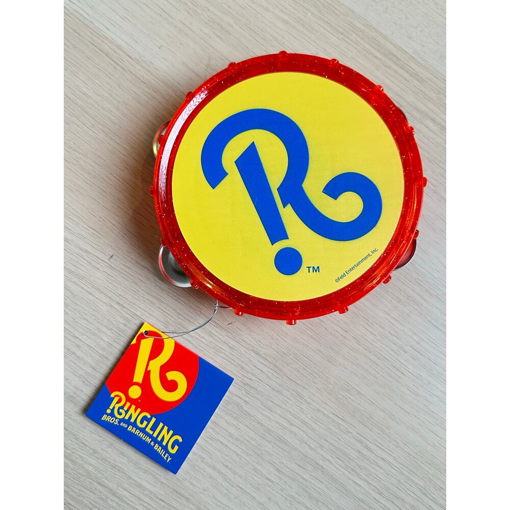 Ringling Brothers Light-Up Tambourine - New